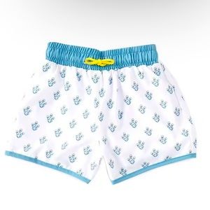 Edgehill Collection x Sun House Children's Talmadge Floral Swim Trunks